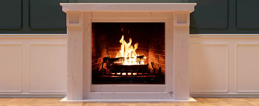Decorative Electric Fireplace Installation in Coral Gables, Florida