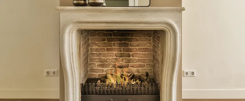 Vintage-style Fireplace Redesign in Coral Gables, Florida