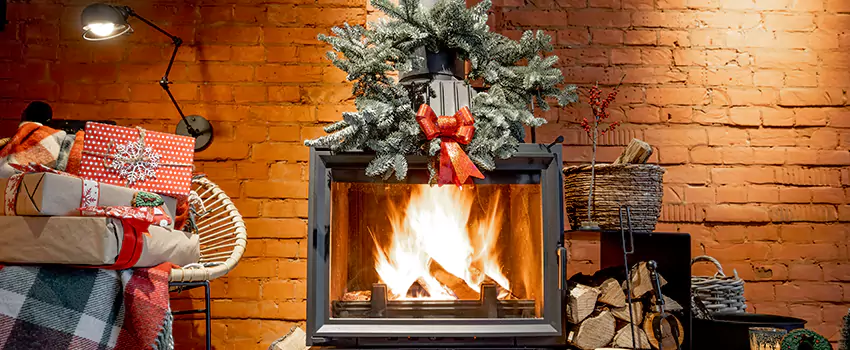 Travis Industries Linear Gas Fireplace Installation in Coral Gables, Florida