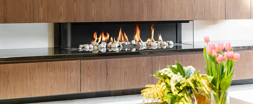 Double-height Fireplace Design Refurbishment in Coral Gables, Florida